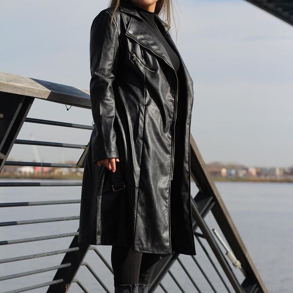 Moto Trench Jacket - Picture 2 of 6